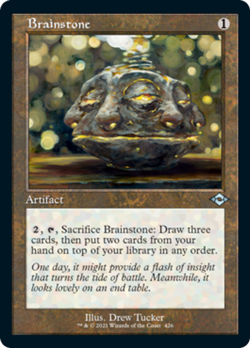 Brainstone (Retro Frame) FOIL Modern Horizons 2 NM Uncommon CARD ABUGames - Image 1
