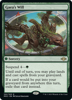 Gaea's Will Modern Horizons 2 NM Green Rare MAGIC THE GATHERING CARD ABUGames - Image 1