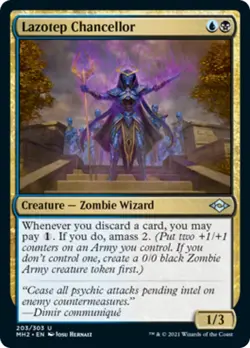 Lazotep Chancellor FOIL Modern Horizons 2 NM Blue Black Uncommon CARD ABUGames - Image 1