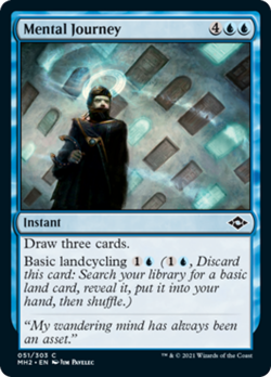 Mental Journey FOIL Modern Horizons 2 MINT Blue Common MAGIC MTG CARD ABUGames - Image 1