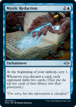Mystic Redaction FOIL Modern Horizons 2 NM Blue Uncommon MAGIC MTG CARD ABUGames - Image 1