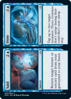 Said and Done FOIL Modern Horizons 2 NM Blue Uncommon MAGIC MTG CARD ABUGames - Image 1