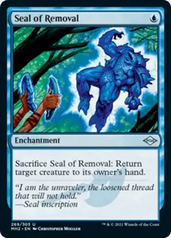 Seal of Removal FOIL Modern Horizons 2 NM Blue Uncommon MAGIC MTG CARD ABUGames - Image 1