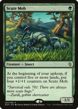 Scute Mob Zendikar vs. Eldrazi NM Green Rare MAGIC THE GATHERING CARD ABUGames - Image 1