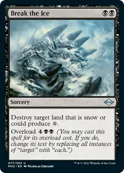 Break the Ice Modern Horizons 2 MINT Black Uncommon MAGIC MTG CARD ABUGames - Image 1