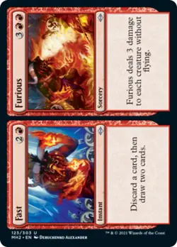 Fast and Furious FOIL Modern Horizons 2 NM Red Uncommon MAGIC MTG CARD ABUGames - Image 1