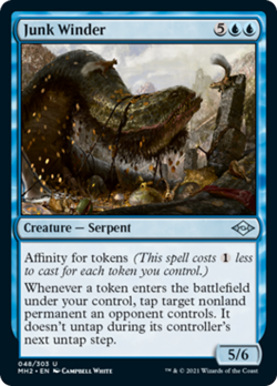 Junk Winder FOIL Modern Horizons 2 NM Blue Uncommon MAGIC MTG CARD ABUGames - Image 1