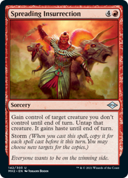 Spreading Insurrection FOIL Modern Horizons 2 NM Red Uncommon MTG CARD ABUGames - Image 1