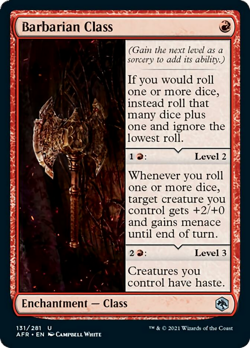 Barbarian Class FOIL Adventures in the Forgotten Realms NM CARD ABUGames - Image 1