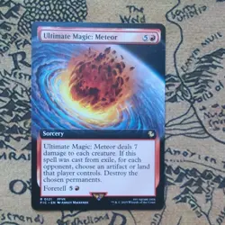 Ultimate Magic: Meteor Extended Art Final Fantasy MTG NM - Image 1