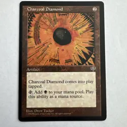 MTG Magic the Gathering NM Charcoal Diamond - Mirage - Image 1