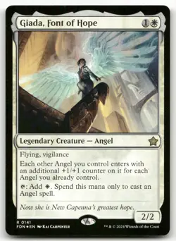 Giada, Font of Hope #141 (Foil) (NM) Foundations FDN Magic MTG - Image 1