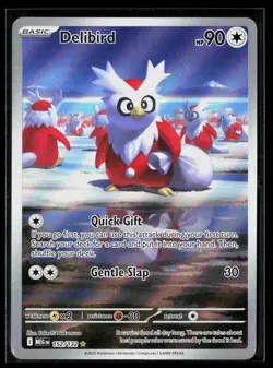 Delibird 152/132 Illustration Rare Mega Evolution Pokemon NM - Image 1