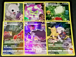 POKEMON LOST ORIGIN TRAINER GALLERY LOT: PIKACHU ROSERADE BANETTE + 2 MORE EX/NM - Image 1