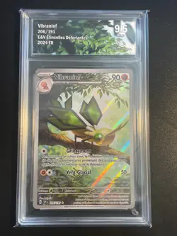 Carte Pokemon Vibraninf Collect Aura 9.5 206/191 Etincelles Deferlantes FR - Image 1