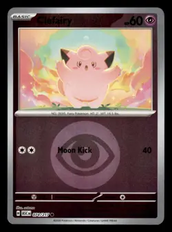 Clefairy 074/217 ASC ME: Ascended Heroes Pokemon Near Mint Reverse Holo - Image 1