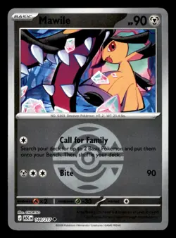 Mawile 144/217 ASC ME: Ascended Heroes Pokemon Near Mint Reverse Holo - Image 1