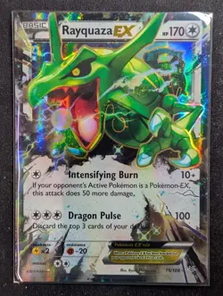 Rayquaza EX - 75/108 - Roaring Skies (Pokemon) - Image 1
