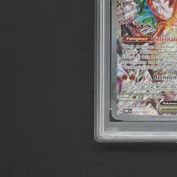 PSA 9 Glurak ex Charizard Pokemon Karte TCG 223/197 Illus. Rare Obsidian/V38 - Image 5