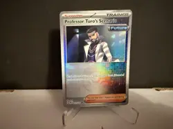 2025 Pokemon Prof Turo's Scenario 121 Prismatic Evolutions Poke Ball Card NM+ - Image 1