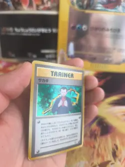 Pokemon Karte Card Giovanni Gym Challenge 1998 Darkness Holo Wotc japanese Good - Image 3