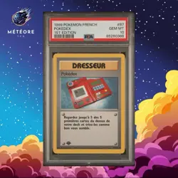 Carte Pokemon Pokedex 87/102 Set de Base Edition 1 PSA 10 Francais - Image 1