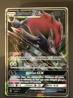 Carte Pokemon Zoroark GX 53/73 Soleil & Lune Legendes Brillantes FR Neuve - Image 1
