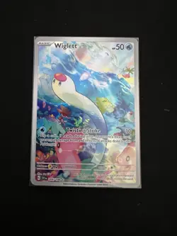 Wiglett 206/198 - Scarlet & Violet - Near Mint - Illustration Rare Pokemon - Image 1