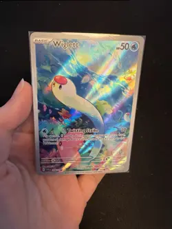 Wiglett 206/198 - Scarlet & Violet - Near Mint - Illustration Rare Pokemon - Image 3