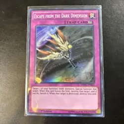 Yu-Gi-Oh Escape From The Dark Dimension DESO-EN045 1st Edition Super Rare - Image 1