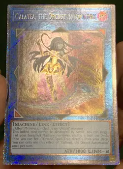Yugioh Galatea the Orcust Automaton RA03-EN044 Platinum Secret Rare 1st NM/VLP - Image 4