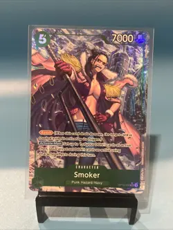 Smoker (Alt Art) OP10-030 SR Royal Blood - ONE PIECE Card Game English Near Mint - Image 1