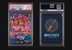 2025 One Piece PRB02 Charlotte Pudding SP Special Alternate Art OP06-047 PSA 10 - Image 1