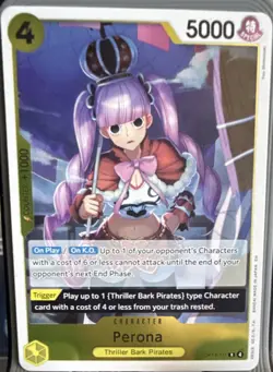 Bandai One Piece Perona OP14-111 Rare Special Character Card English - Image 1