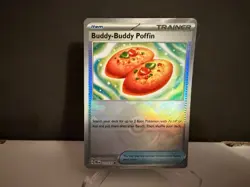 2025 Pokemon Buddy-Buddy Poffin 101 Prismatic Evolutions Poke Ball Holo Card NM+ - Image 1