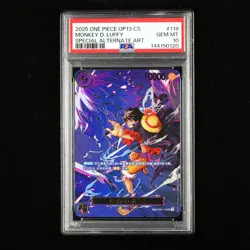 PSA 10 GEM MT 2025 One Piece JPN Monkey D.Luffy OP09-119 SP SEC(Alt Art) - Image 2