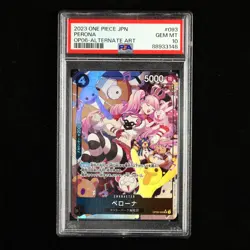 PSA 10 GEM MT 2023 One Piece JPN Perona OP06-093 SR (Alt Art) - Image 1