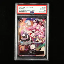PSA 10 GEM MT 2023 One Piece JPN Perona OP06-093 SR (Alt Art) - Image 2