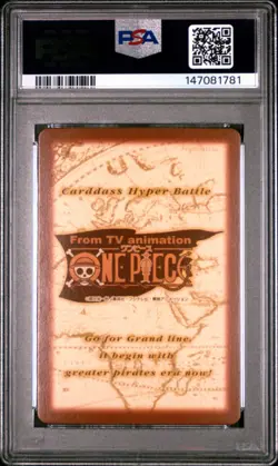 2001 Japanese One Piece CHB Attack Command H20 PSA 10 GEM MINT Grand Line Comp 2 - Image 4