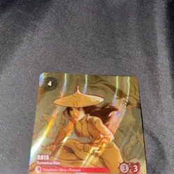 Raya - Kumandran Rider (Enchanted) 214/204 Azurite Sea Holo Disney Lorcana - Image 3