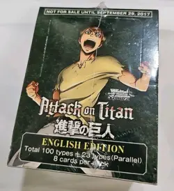 Weiss Schwarz Attack on Titan Vol. 2 Booster Box, English Edition - Sealed - Image 3