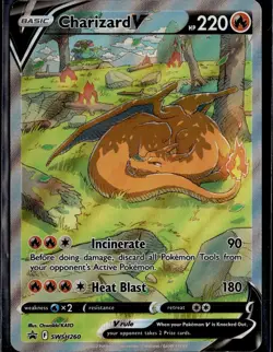 Pokemon Cards - Charizard V SWSH260 - eBay Live - Image 1