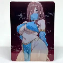Quintessential Quintuplets Miku Nakano Goddess Anime Waifu ACG Foil Card - Image 1