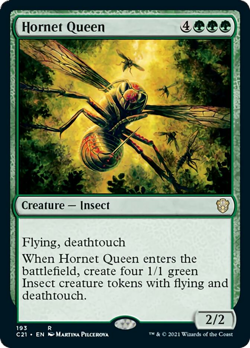 Hornet Queen Strixhaven Commander NM Green Rare MAGIC GATHERING CARD ABUGames - Image 1
