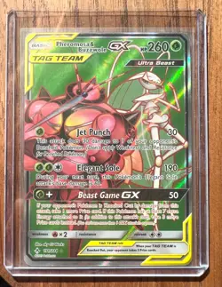 Pokemon TCG Pheromosa And Buzzwole Tag Team GX 191/214 (MINT) - Image 1