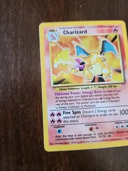 Charizard 4/102 Base Set 1999 Holo Rare Pokemon TCG Card - Image 3