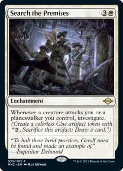 Search the Premises FOIL Modern Horizons 2 NM White Rare MAGIC MTG CARD ABUGames - Image 1