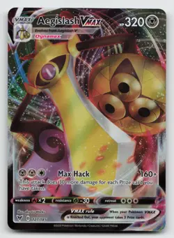 Aegislash VMAX - 127/185 - Pokemon Vivid Voltage Sword Shield Ultra Rare Card NM - Image 1