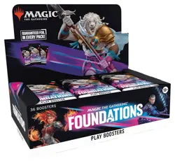 Magic The Gathering Foundations Play Booster Box 36 Boosters Collectible Cards - Image 1