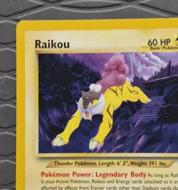 Raikou 22/64 Rare Neo Revelation WotC Pokemon Card - Image 2